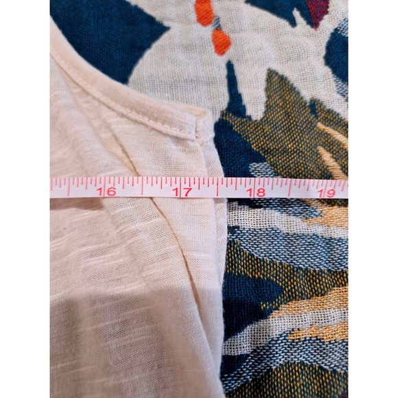 Clover + Scout Women's Cream Lace Sleeveless Blouse Boho Summer Tank Top Size M - Picture 6 of 6